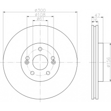 92119003 TEXTAR Тормозной диск