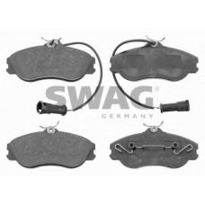 30 91 6062 SWAG Комплект тормозных колодок, дисковый тормоз