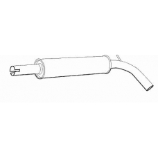 71341 WALKER Средний глушитель выхлопных газов