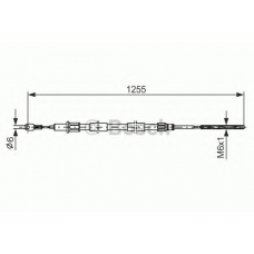1 987 477 709 BOSCH Трос, стояночная тормозная система