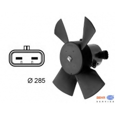 8EW 009 158-701 HELLA Вентилятор, охлаждение двигателя