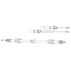 FHB432934 FERODO Трос, стояночная тормозная система