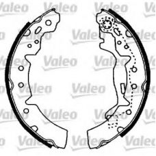 562741 VALEO Комплект тормозных колодок
