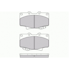 12-0623 E.T.F. Комплект тормозных колодок, дисковый тормоз