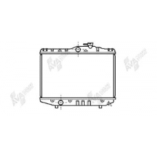 53002038 VAN WEZEL Радиатор, охлаждение двигателя