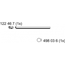 133432 ERNST Труба выхлопного газа