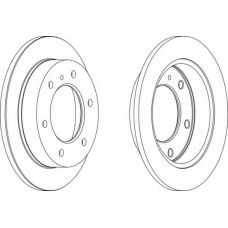 DDF785-1 FERODO Тормозной диск