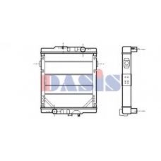 390090T AKS DASIS Радиатор, охлаждение двигателя