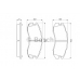 0 986 460 984 BOSCH Комплект тормозных колодок, дисковый тормоз