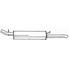 40634 SIGAM Глушитель выхлопных газов конечный