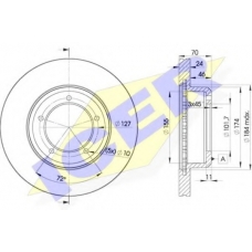 78BD0902-2 ICER Тормозной диск