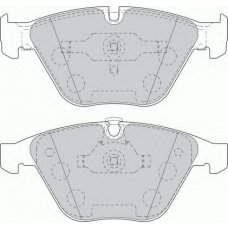 FQT1628 FERODO Комплект тормозных колодок, дисковый тормоз