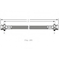 PHA213 TRW Тормозной шланг