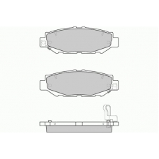 12-0831 E.T.F. Комплект тормозных колодок, дисковый тормоз