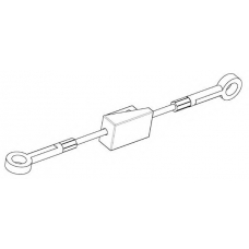 FO02144 KAWE Трос, стояночная тормозная система