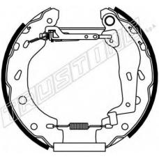 6186 TRUSTING Комплект тормозных колодок