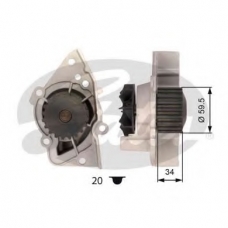 WP0013 GATES Водяной насос