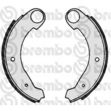 S 61 503 BREMBO Комплект тормозных колодок
