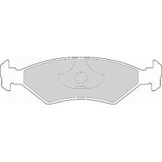 FD406N NECTO Комплект тормозных колодок, дисковый тормоз