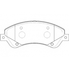 WBP24485A WAGNER LOCKHEED Комплект тормозных колодок, дисковый тормоз