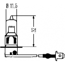 8GH 002 090-132 HELLA Галогенная