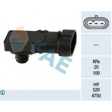 15016 FAE Датчик, давление во впускном газопроводе
