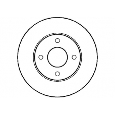 NBD063 NATIONAL Тормозной диск