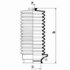 983804 EKG Пыльник, рулевое управление