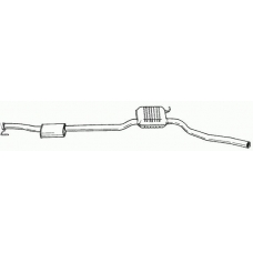 25487 SIGAM Средний глушитель выхлопных газов