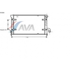 ST2028 AVA Радиатор, охлаждение двигателя