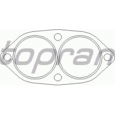 201 739 TOPRAN Прокладка, труба выхлопного газа