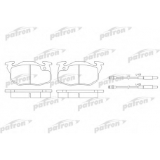 PBP393 PATRON Комплект тормозных колодок, дисковый тормоз