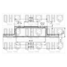 BDC4210 QUINTON HAZELL Тормозной диск