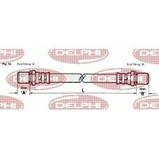 LH0114 DELPHI Тормозной шланг