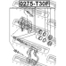 0275-T30F FEBEST Ремкомплект, тормозной суппорт