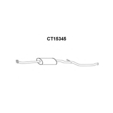 CT15345 VENEPORTE Средний глушитель выхлопных газов
