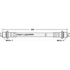 FBH7265 FIRST LINE Тормозной шланг