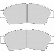 FD6584A NECTO Комплект тормозных колодок, дисковый тормоз