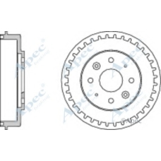 DRM9916 APEC Тормозной барабан