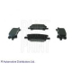 ADT342154<br />BLUE PRINT<br />Комплект тормозных колодок, дисковый тормоз