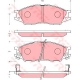 GDB7043<br />TRW<br />Комплект тормозных колодок, дисковый тормоз