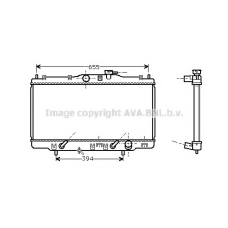 HDA2119 AVA Радиатор, охлаждение двигателя